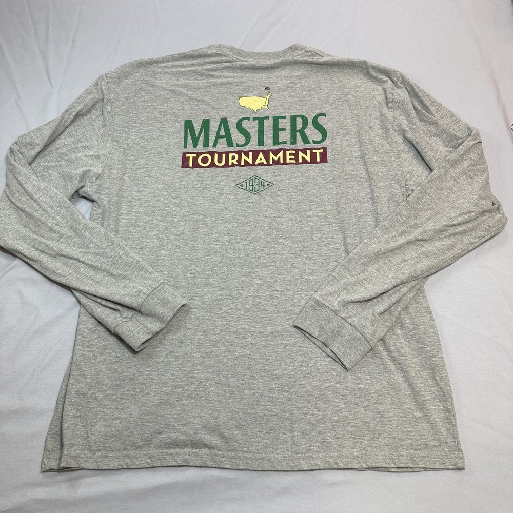 Masters Shirt Mens 2XL Gray Augusta National 1934 Golf Casual Everyday